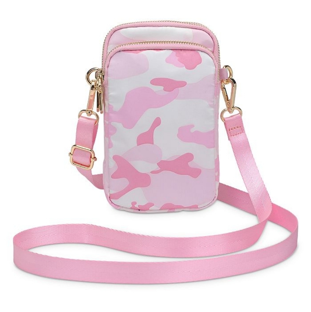 Sol And Selene Bag Small 'DIVIDE AND CONQUER' Camo Crossbody Handbag